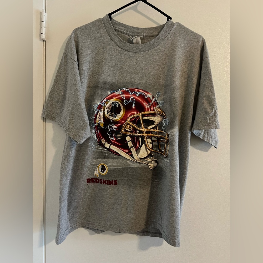 Unisex Washington Redskins Commanders Tshirt Gray